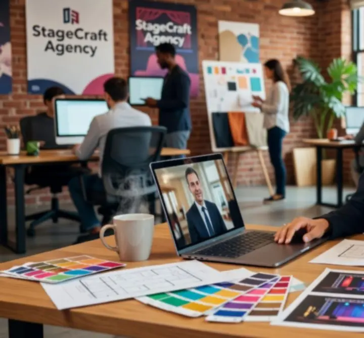 Dedykowany opiekun klienta planujący wydarzenie StageCraft Agency