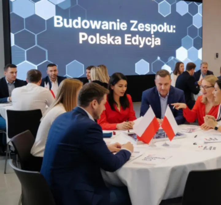 Zespół i goście bawiący się podczas dynamicznej imprezy integracyjnej