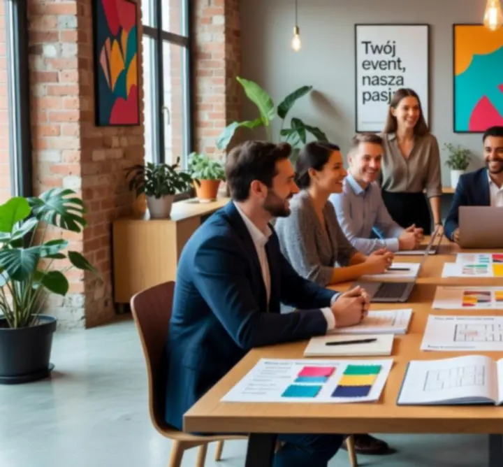 Zespół StageCraft Agency podczas konsultacji eventu z klientem